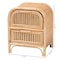 Bali & Pari Adrika Bohemian Natural Rattan 2-Drawer Nightstand 244-13676-ZORO - alternate 4